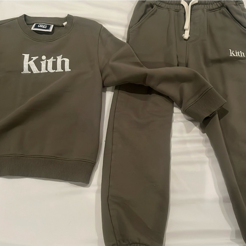 Kith Green Sweatpants Relaxed Fit Joggers
